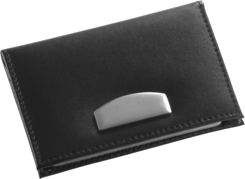 Bonded leather credit card holder