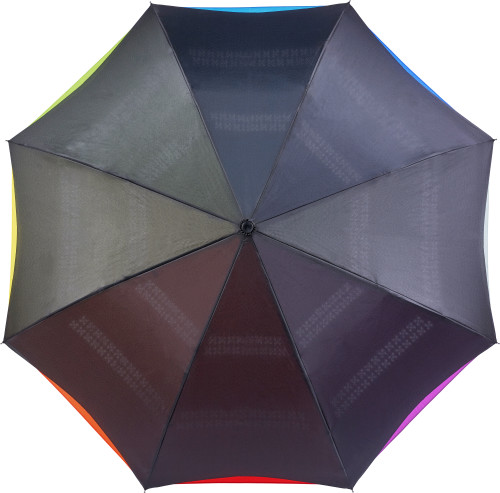 Vändbart paraply i pongee (190T), automatisk öppning