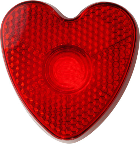 Hjärtformad blinklampa