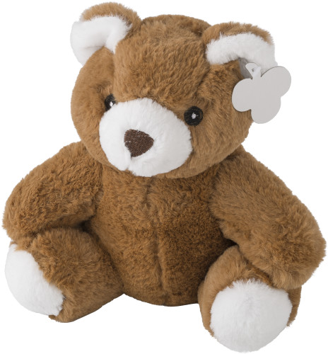 Teddybjørn bamse med øremærkat