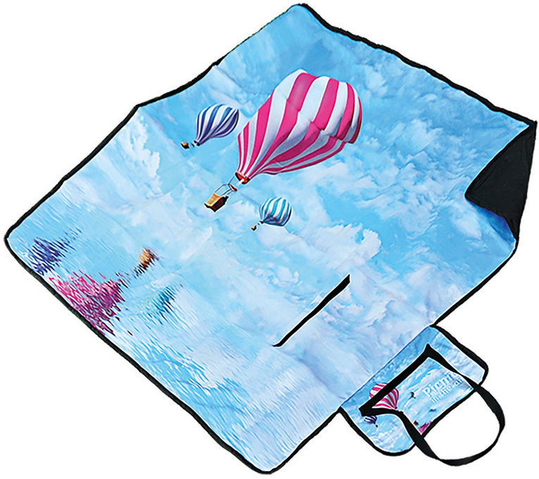 Picnic blanket with waterproof lining (in own full color print)