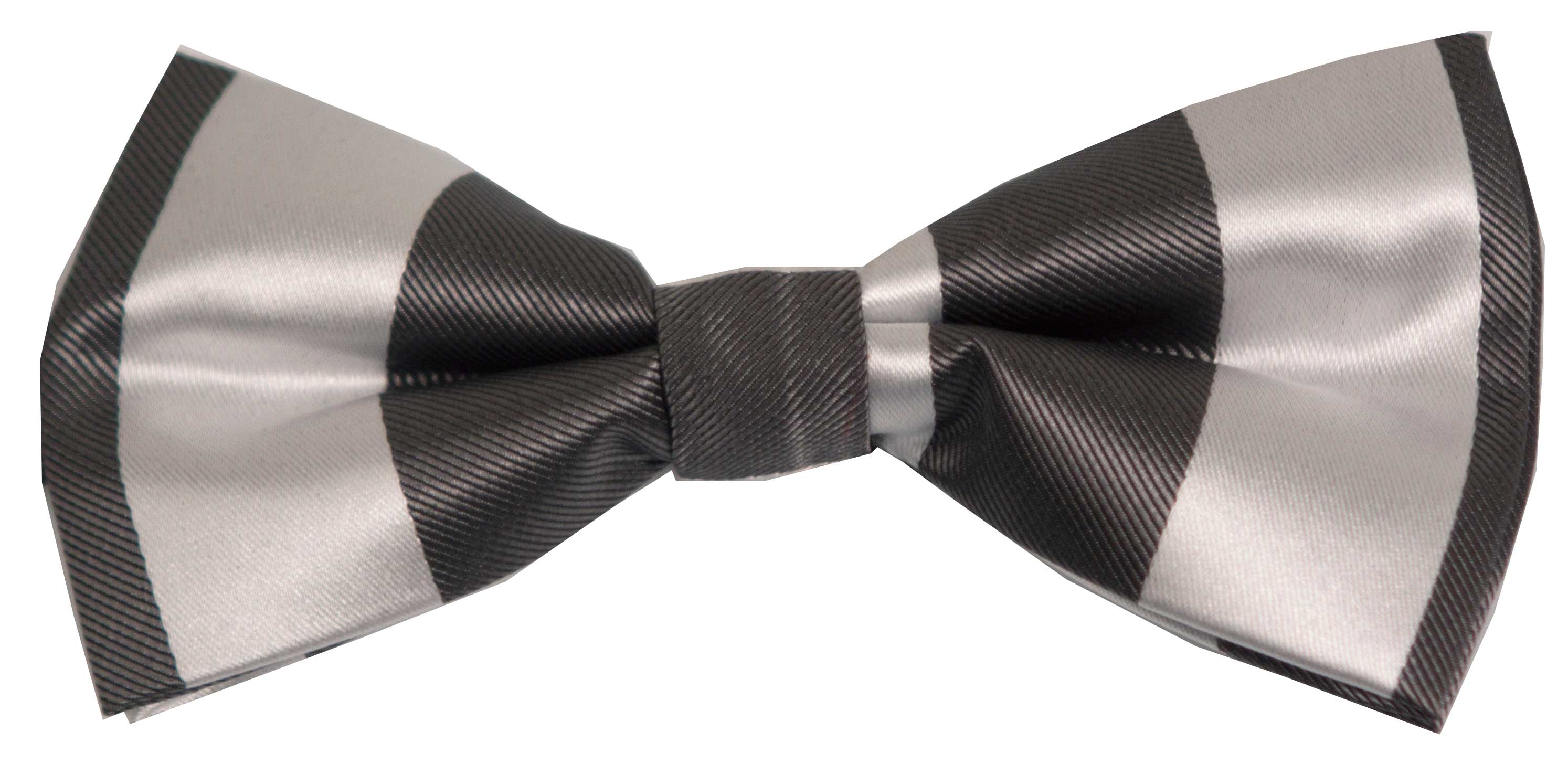 Bow tie (grey striped)