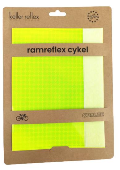 Reflex för cykelram