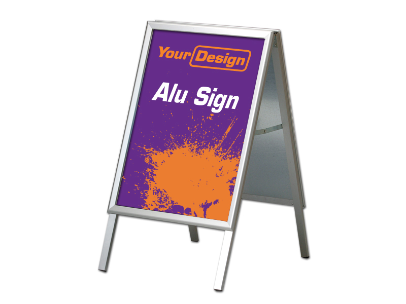 Sign Alu stand (50 x 70 cm)